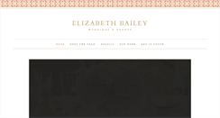 Desktop Screenshot of elizabethbaileyweddings.com